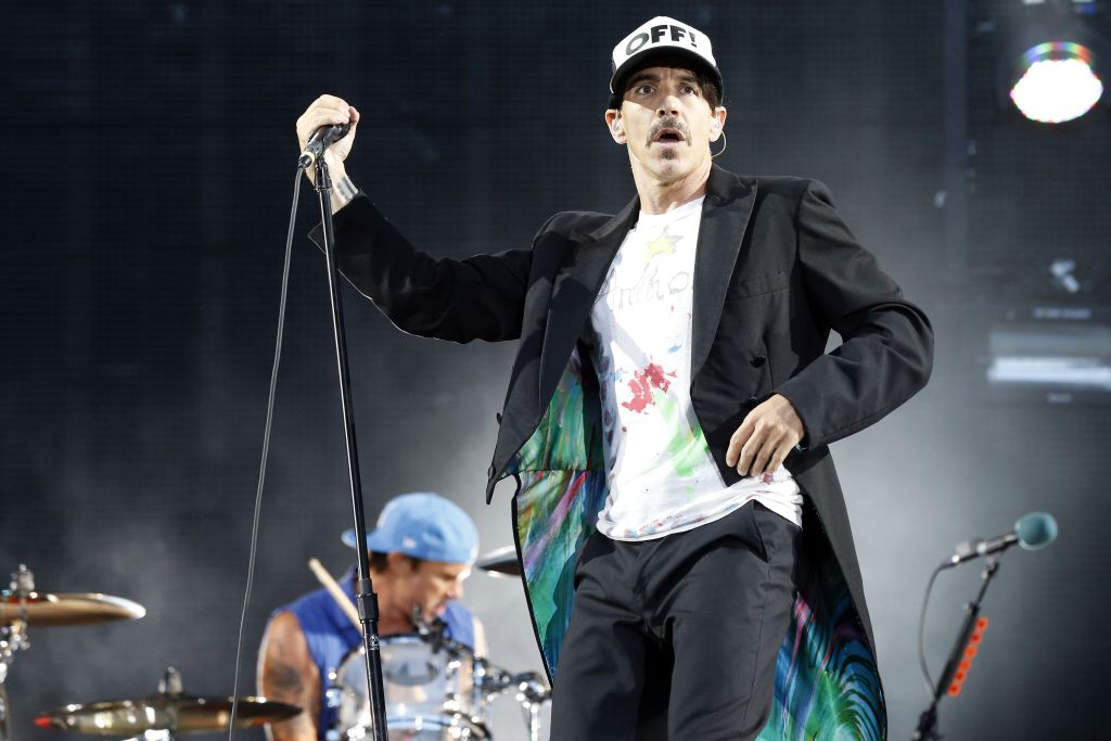 Singer Anthony Kiedis of the US band Red